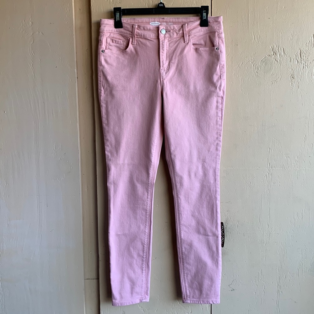 Old Navy Sz 10 Pink Rockstar Skinny Jeans